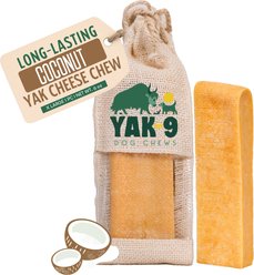 Yak9 Chews Coconut Yak Chew Dog Treat, X-Large, 1 count slide 1 of 9