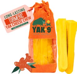 Yak9 Chews Turmeric Yak Chew Dog Treat, Jumbo, 2 count