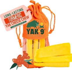 Yak9 Chews Turmeric Yak Chew Dog Treat, X-Large, 3 count