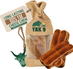 Yak9 Chews Yak Milk Chew Dog Treat, Large, 4 count