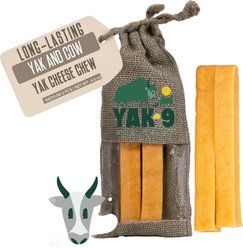 Yak9 Chews Yak & Cow Milk Chew Dog Treat, Medium, 2 count slide 1 of 9