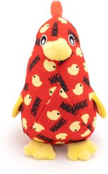 The Worthy Dog Chick Magnet Squeaky Plush Dog Toy, Red, One Size slide 2 of 3
