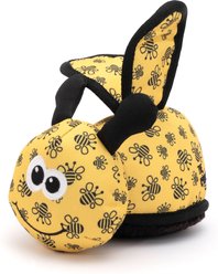 The Worthy Dog Bzzz! Squeaky Plush Dog Toy, Yellow, One Size