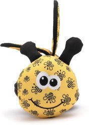 The Worthy Dog Bzzz! Squeaky Plush Dog Toy, Yellow, One Size slide 2 of 3