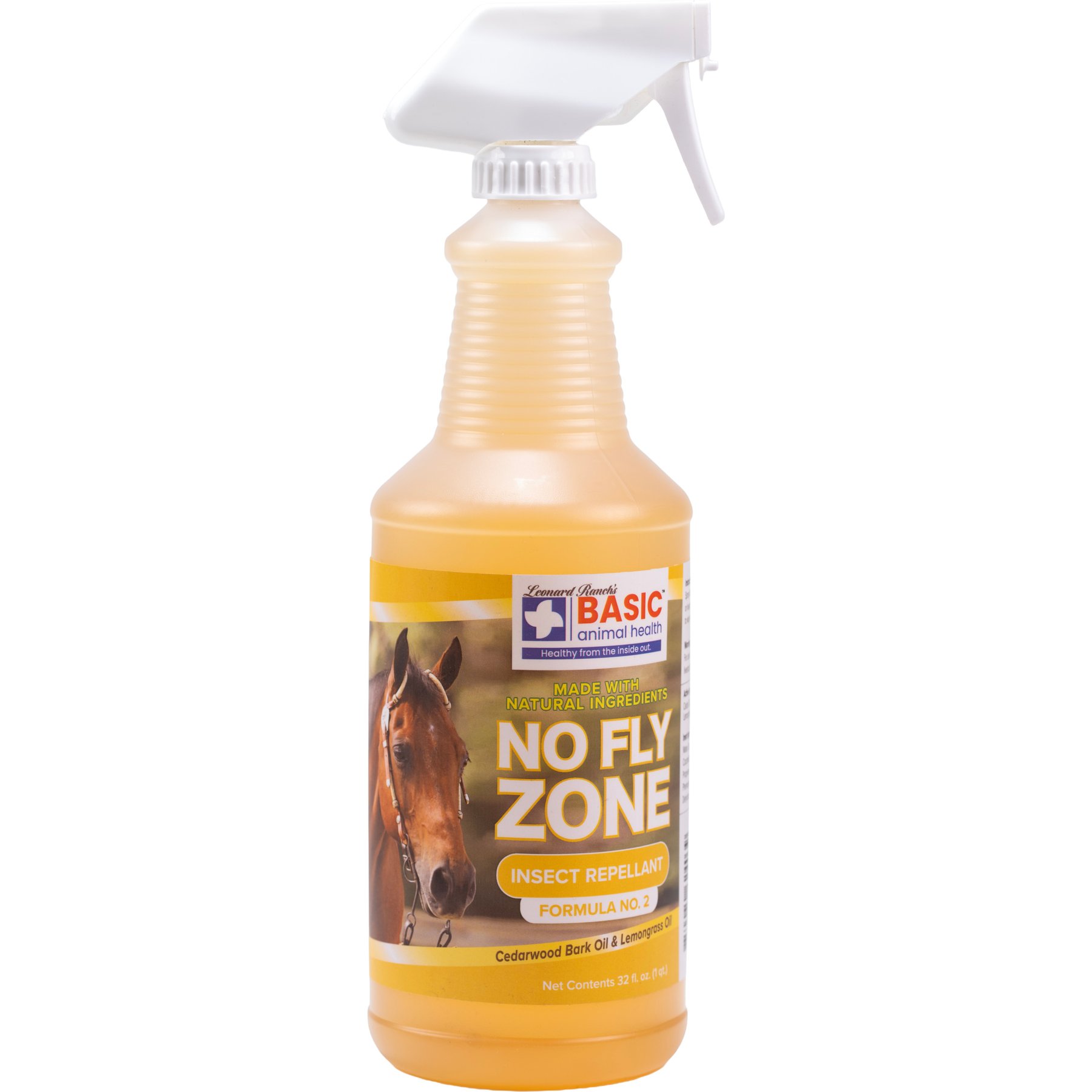 Basic Animal Health No Fly Zone Formula No. 2 Horse Spray, 32-fl oz bottle