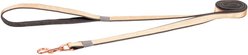 Rogz Urban Ribbon On Poly Fur Classic Lead, Medium: 6-ft long, 3/4-in wide, Gold Rush