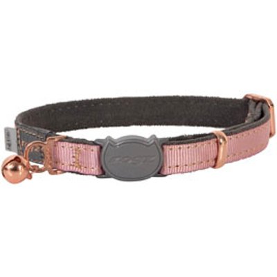 Rogz Rogz Urbancat Safety Breakaway Cat Collar, Pink Blush, Small: 8 to 12-in neck, 3/8-in wide