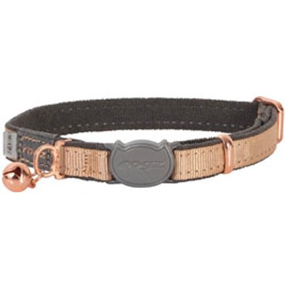 Rogz Rogz Urbancat Safety Breakaway Cat Collar, Gold Rush, X-Small: 6.5 to 9-in neck, 1/4-in wide