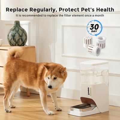 ZOMISIA DogWaterBowlDispenser ReplacementFilters, 3count - Chewy.com