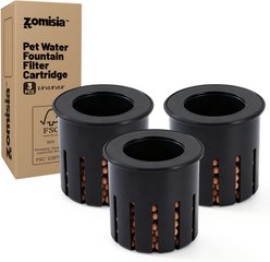 ZOMISIA DogWaterBowlDispenser ReplacementFilters, 3count