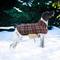 Show in main carousel: Kuoser Warm Waterproof Adjustable Reversible Plaid Personalized Dog Coat, Brown, X-Small slide 6 of 8