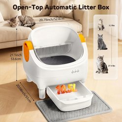 Thereye Self-Cleaning App Control Open Top Automatic Cat Litter Box slide 2 of 5