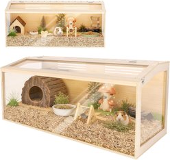 Prolee Chew Resistant Wooden Hamster & Guinea Pig Cage, 48-in slide 1 of 3