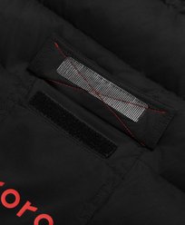 ororo Snowoof 3-Zone Heated Dog Puffer Vest, Black & Red, Large slide 2 of 9