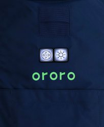 ororo Koldpwoof 4-Zone Heated LED Light Dog Vest, Blue, Large slide 2 of 9