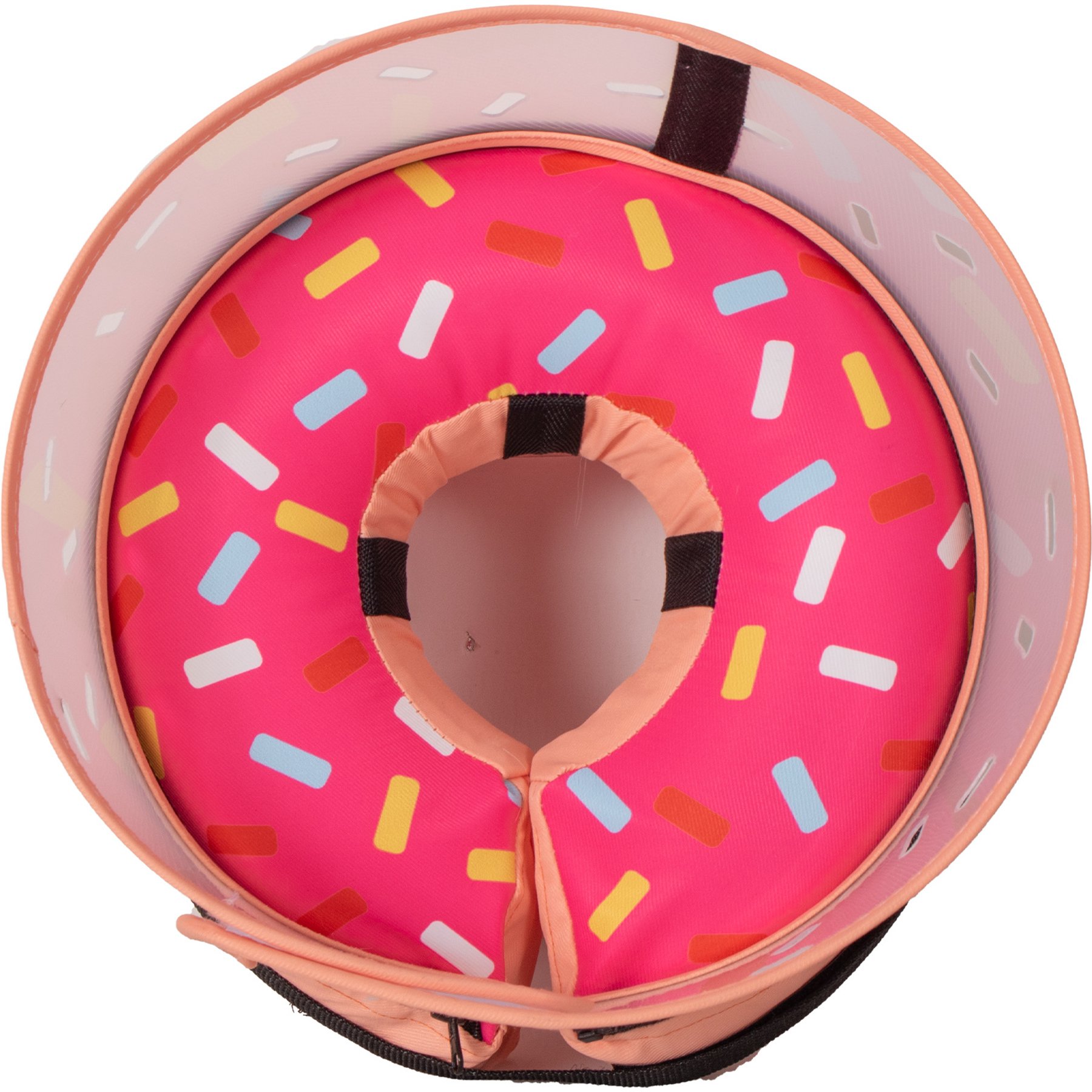 WZ PET Upgrade Bafflet Dog & Cat Inflatable Recovery Cone Collar, Pink, Medium +: 13 to 16-in neck