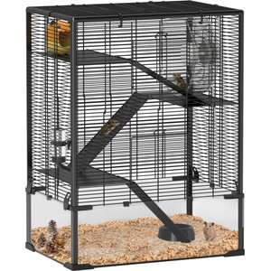 EXOTIC NUTRITION Brisbane Sugar Glider Cage, Black - Chewy.com