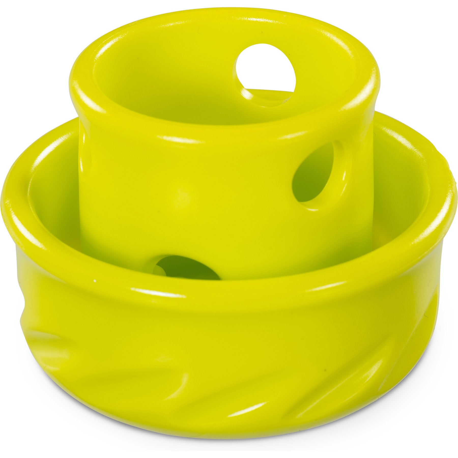 Totally Pooched Puzzle'n Play Mushroom for Slow & Raw Feeding Treat-Dispenser Dog Toy, Green, Small: 3 x 2.5-in