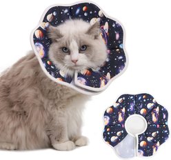 WZ PET Adjustable Waterproof Soft Cone Dog & Cat Recovery Collar, Medium: 7 to 10-in neck