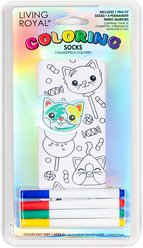 Living Royal Candy Cat Coloring Socks