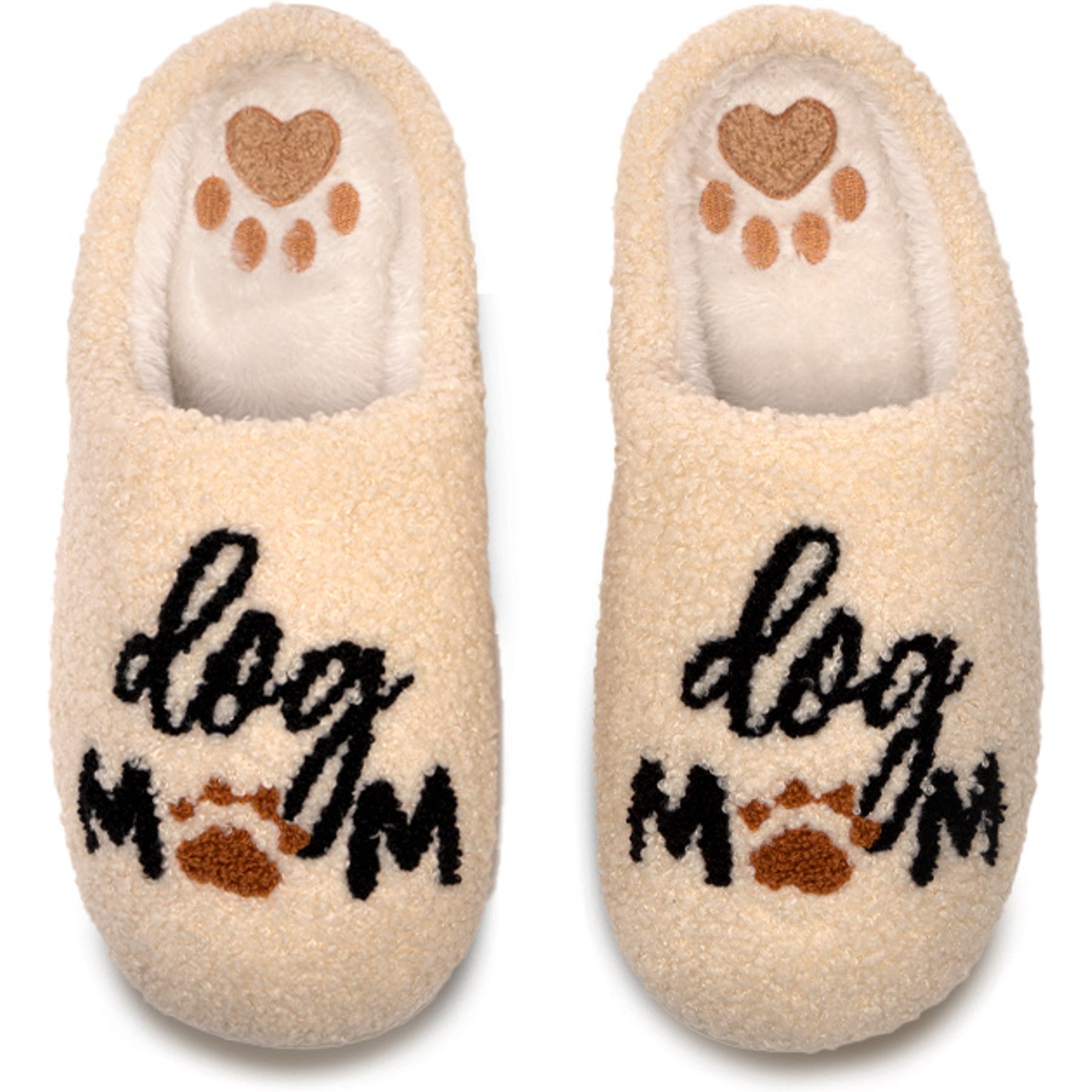 Living Royal Dog Mom Slippers, Small/Medium