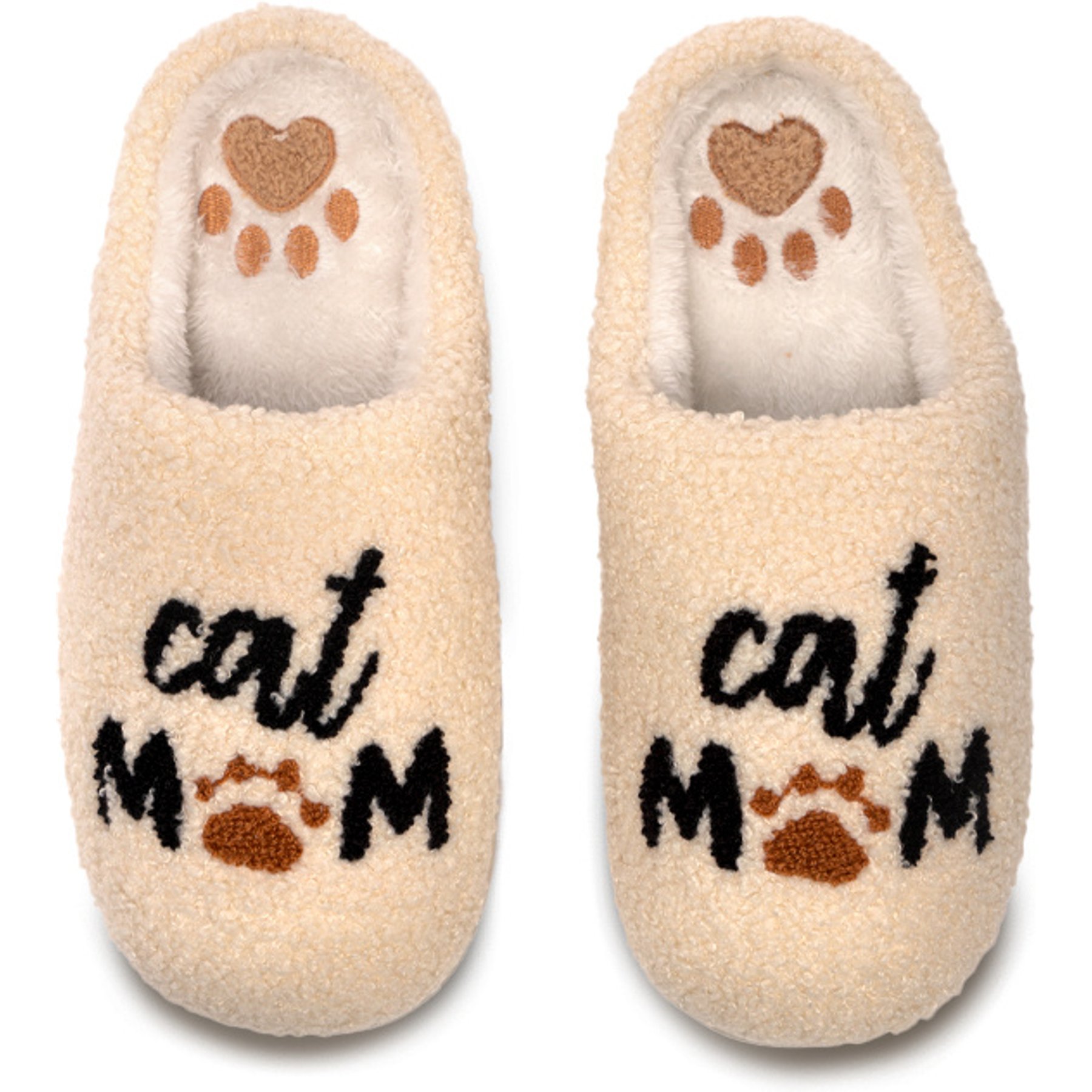 Living Royal Cat Mom Slippers, Small/Medium