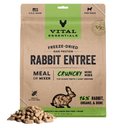 Vital Essentials Crunchy Mini Nibs Raw Rabbit Entree Freeze-Dried Dog Food & Topper, 25-oz bag