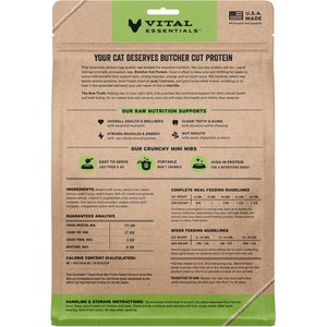 Vital Essentials Freeze-Dried Raw Rabbit Entree & Mixer Cat Food Crunchy Nibs, 12-oz bag