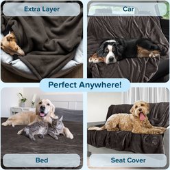 Pet Adobe Water-Resistant Dog Blanket, Charcoal Grey, 80 x 100-in slide 2 of 9