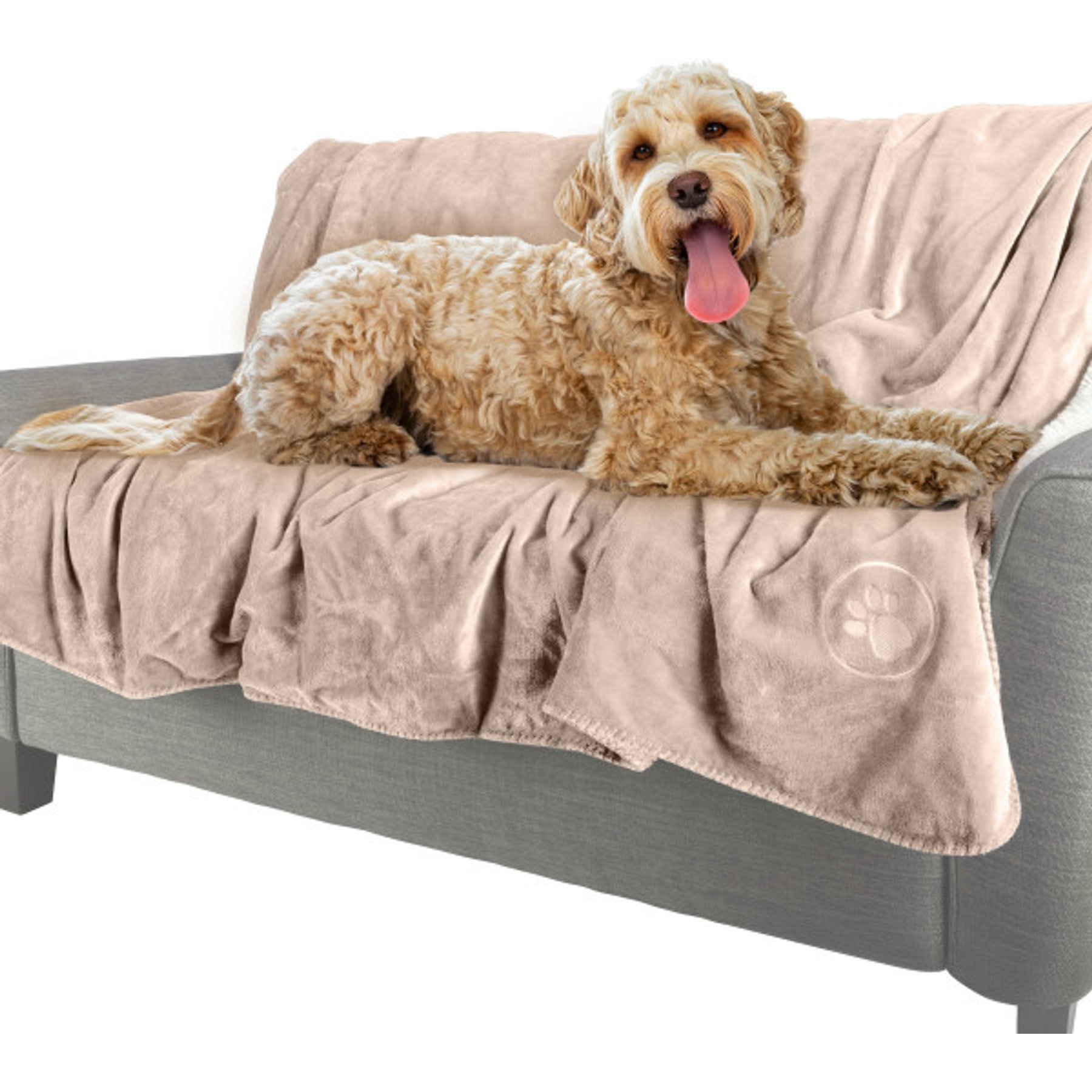 Pet Adobe Water-Resistant Dog Blanket, Tan, 60 x 80-in