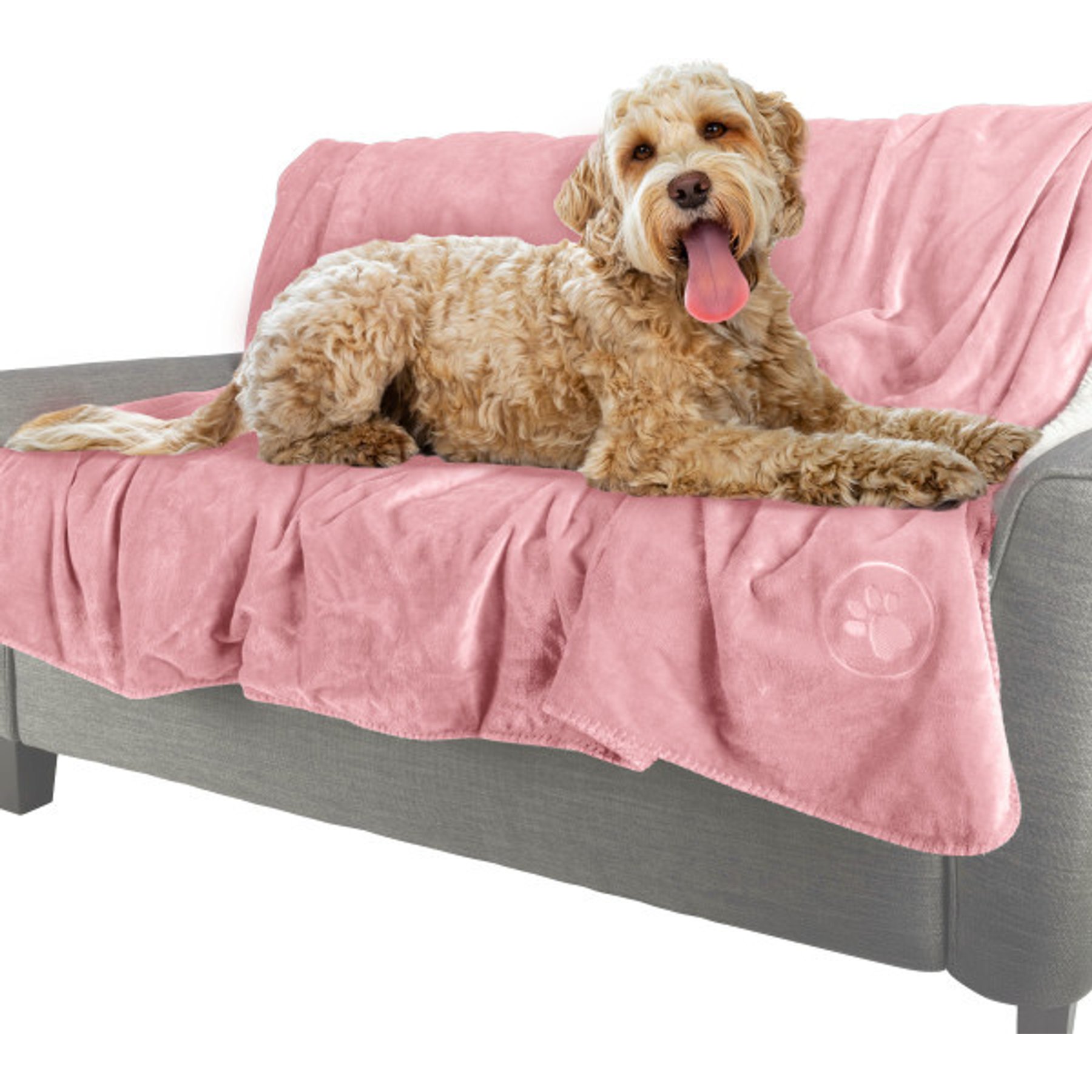 Pet Adobe Water-Resistant Dog Blanket, Pink, 60 x 80-in
