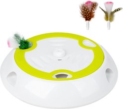 allforpaws Wack ‘A’ Preyr Interactive Motion Cat Toy, Green, 10.6 x 10.6 x 2.1-in