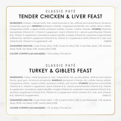 Chewy Made Pate Beef & Poultry Recipes Variety Pack Canned Cat Food + Fancy Feast Classic Poultry & Beef Feast Canned Cat Food slide 2 of 9