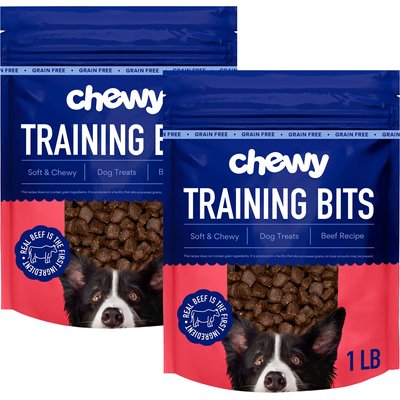 Chewy Made Chewy Made Beef Recipe Grain-Free Soft & Chewy Training Bits Dog Treats (FORMERLY AMERICAN JOURNEY), 32-oz bundle