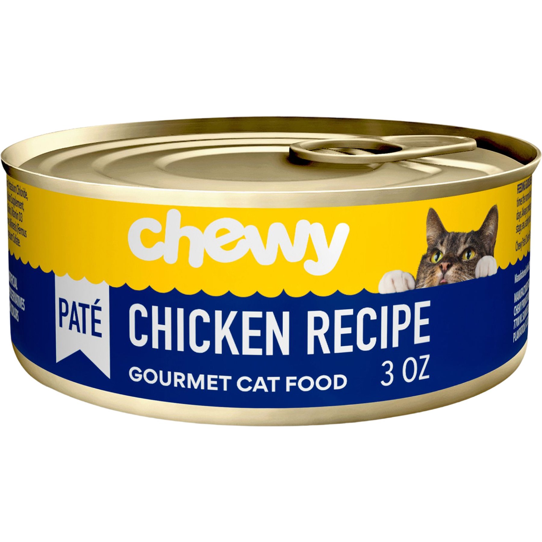 Chewy Made Pate Chicken Recipe Canned Cat Food (FORMERLY TINY TIGER), 3-oz can, bundle of 48