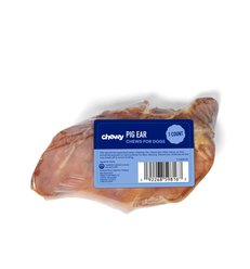 Chewy Made Pig Ear Chews Dog Treats (FORMERLY BONES & CHEWS), 1 count