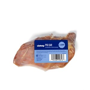 Chewy Made Pig Ear Chews Dog Treats (FORMERLY BONES & CHEWS), 1 count