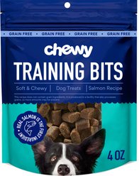 Chewy Made Salmon Recipe Grain-Free Soft & Chewy Training Bits Dog Treats (FORMERLY AMERICAN JOURNEY), 4-oz bag