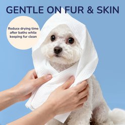 THE LICKER STORE Soft & Ultra-Absorbent Dog Bath & Grooming Towels, 3 count slide 2 of 6