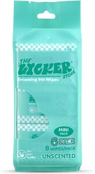 THE LICKER STORE Mini Hypoallergenic Body Dog Grooming Wipes, 48 count