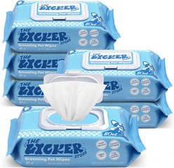 THE LICKER STORE Hydrating Hypoallergenic Aloe Vera, Chamomile, & Shea Butter Unscented Dog Grooming Wipes, 480 count slide 2 of 9