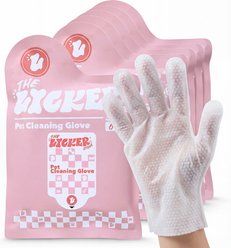 THE LICKER STORE Soft Glove Hypoallergenic Dog & Cat Grooming Wipes, 36 count
