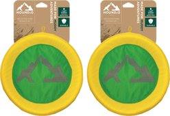 Hound2O Reflective Flyer Dog Toy, Green, 2 count slide 1 of 7