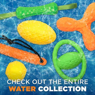 Show full view: Hound2O Rope Bumper Dog Toy, Orange slide 7 of 7