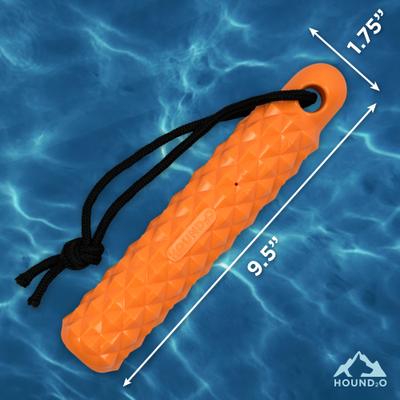 Show full view: Hound2O Rope Bumper Dog Toy, Orange slide 5 of 7