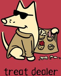 Teddy the Dog Treat Dealer Hooded Sweatshirt, Fire Brick, XXX-Large slide 2 of 2