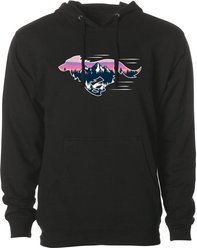 Teddy the Dog Run Like the Wind Hooded Sweatshirt, Black, X-Small