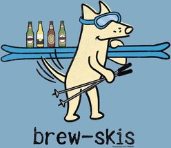 Teddy the Dog Brewskis Classic Tee, Blue Breeze, Large slide 2 of 2