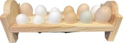 Harvest Lane Farms Stackable Wooden Egg Holder