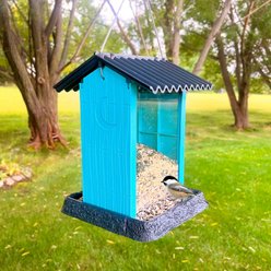 North States Wildbird Hopper Feeder, Fiesta Blue slide 2 of 8